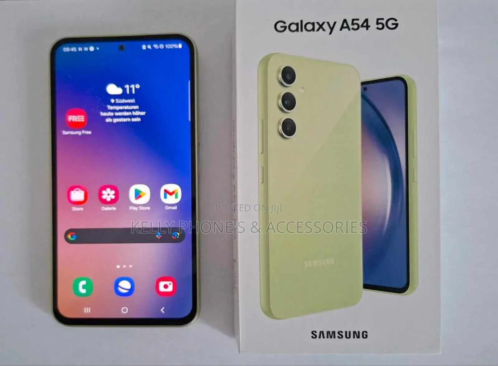 New Samsung Galaxy A54 5G 256 GB Yellow