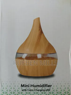 Portable Mini Natural Wood Color Essential Oil Diffuser