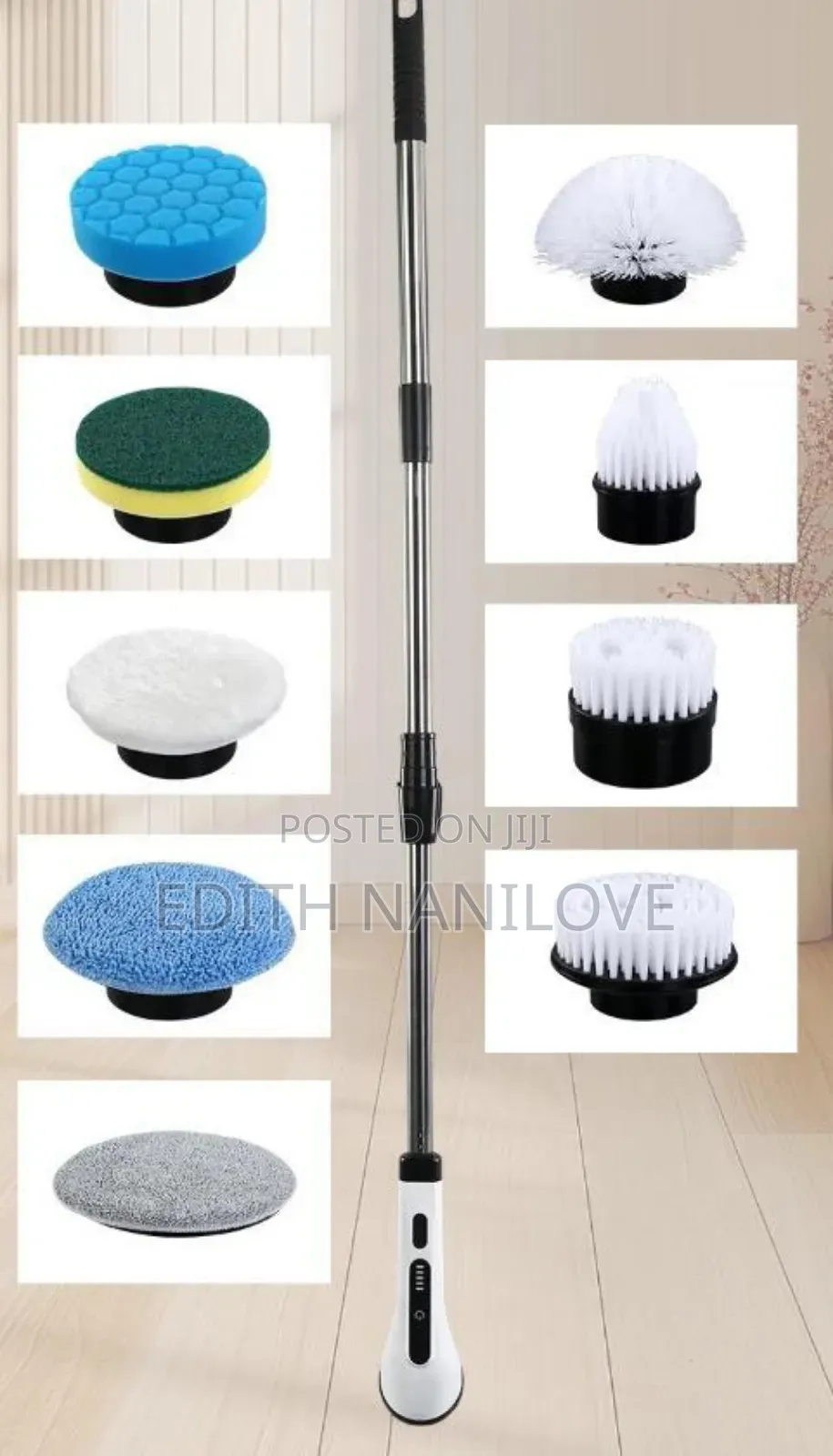 Multifunctional Cordless Electric Scrubber (9 in 1)
