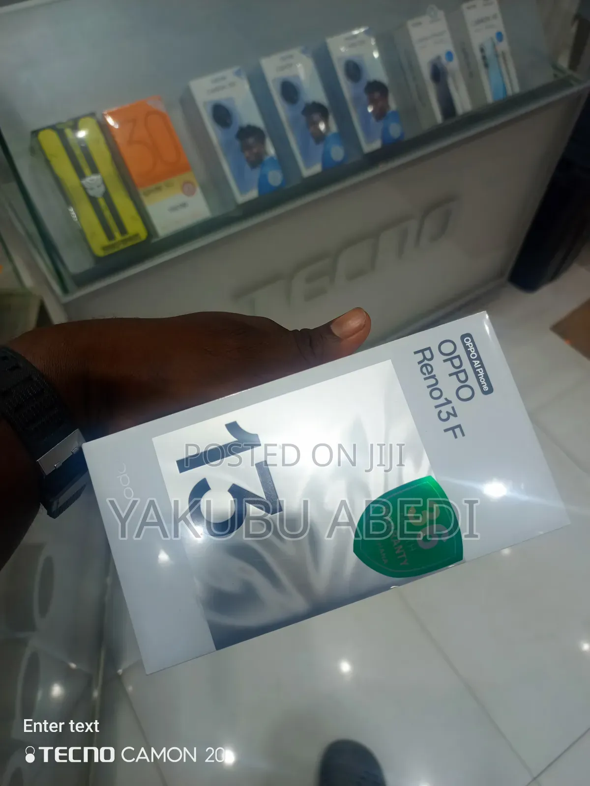 New Oppo Reno13 F 256 GB Black
