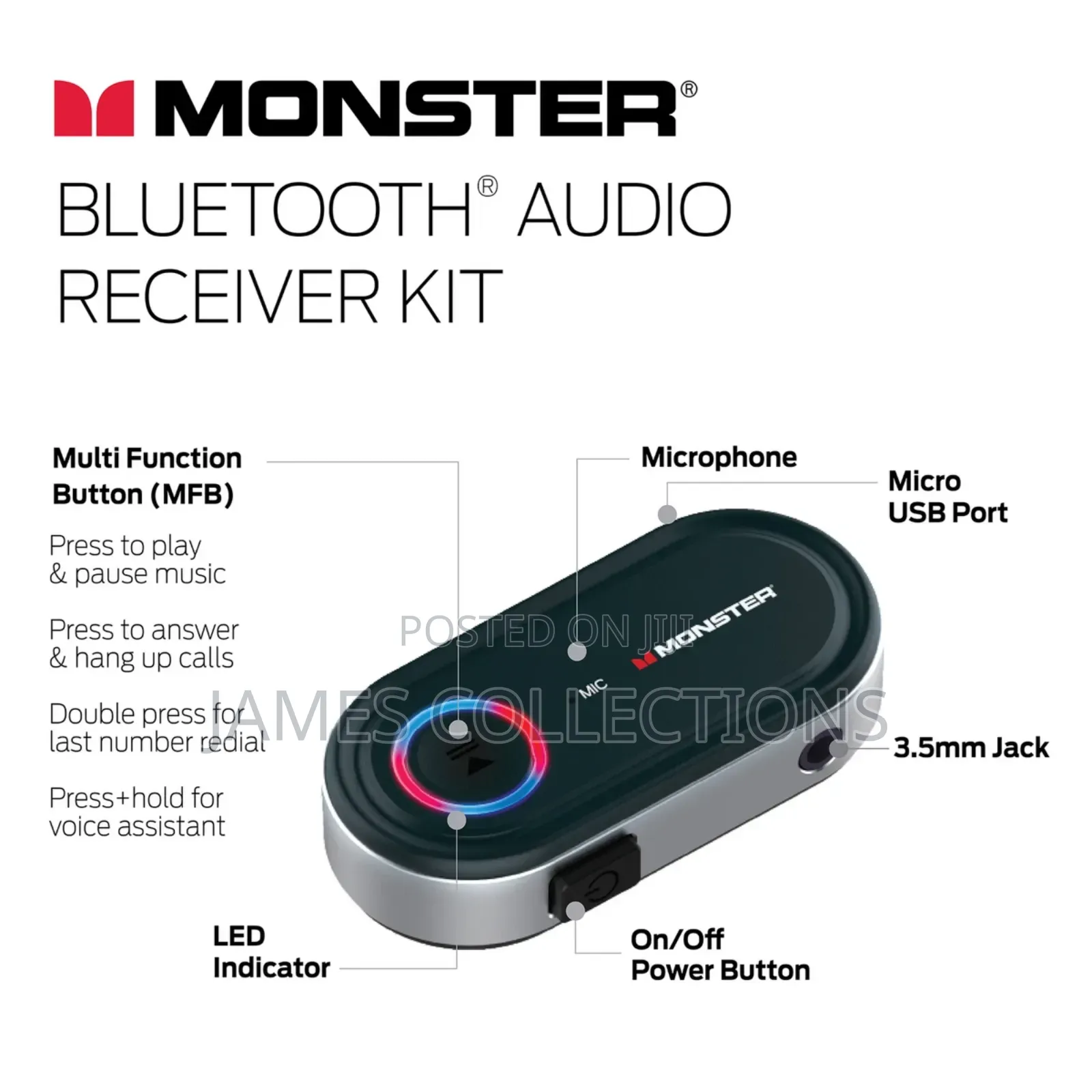 Blue Tooth Audio Receiver Kit