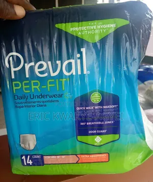 Prevail Underwear, Extra Absorbency, Xl, 54"-64", 14 Count,