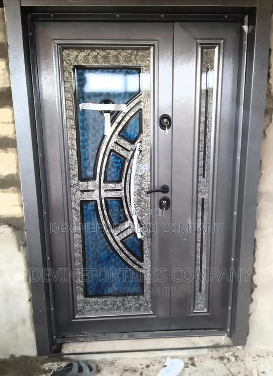 Quality Executive Turkish Ponpon Blue Door// One N Half