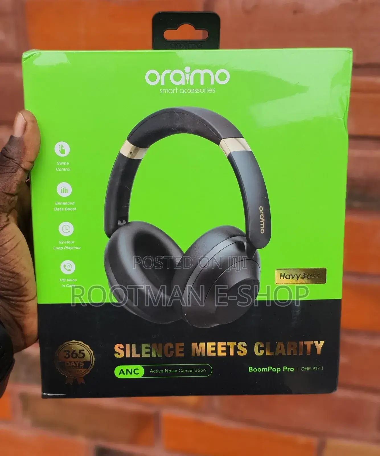 Oraimo Boompop Pro Anc Over-Ear Headphones