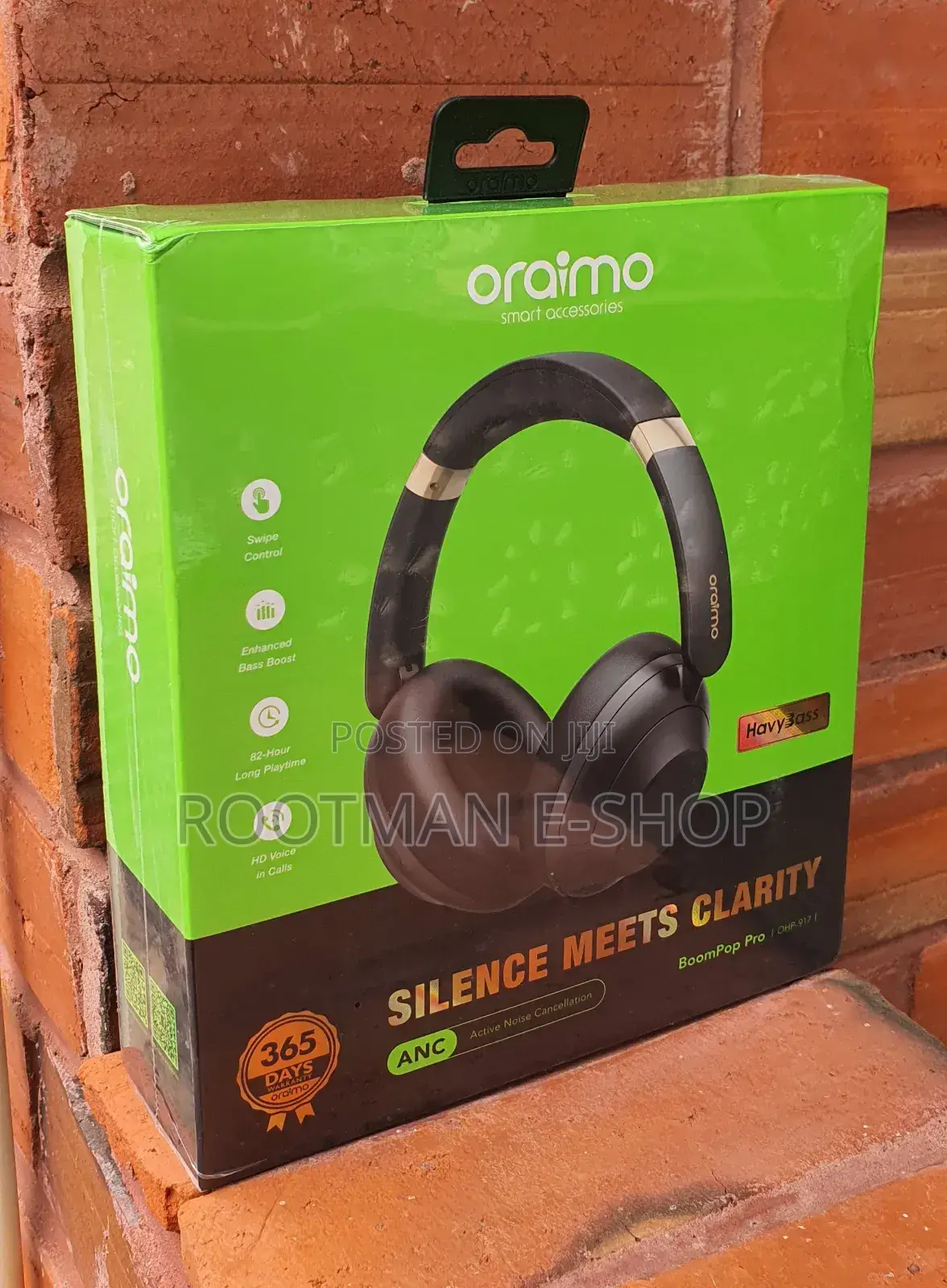 Oraimo Boompop Pro Anc Over-Ear Headphones