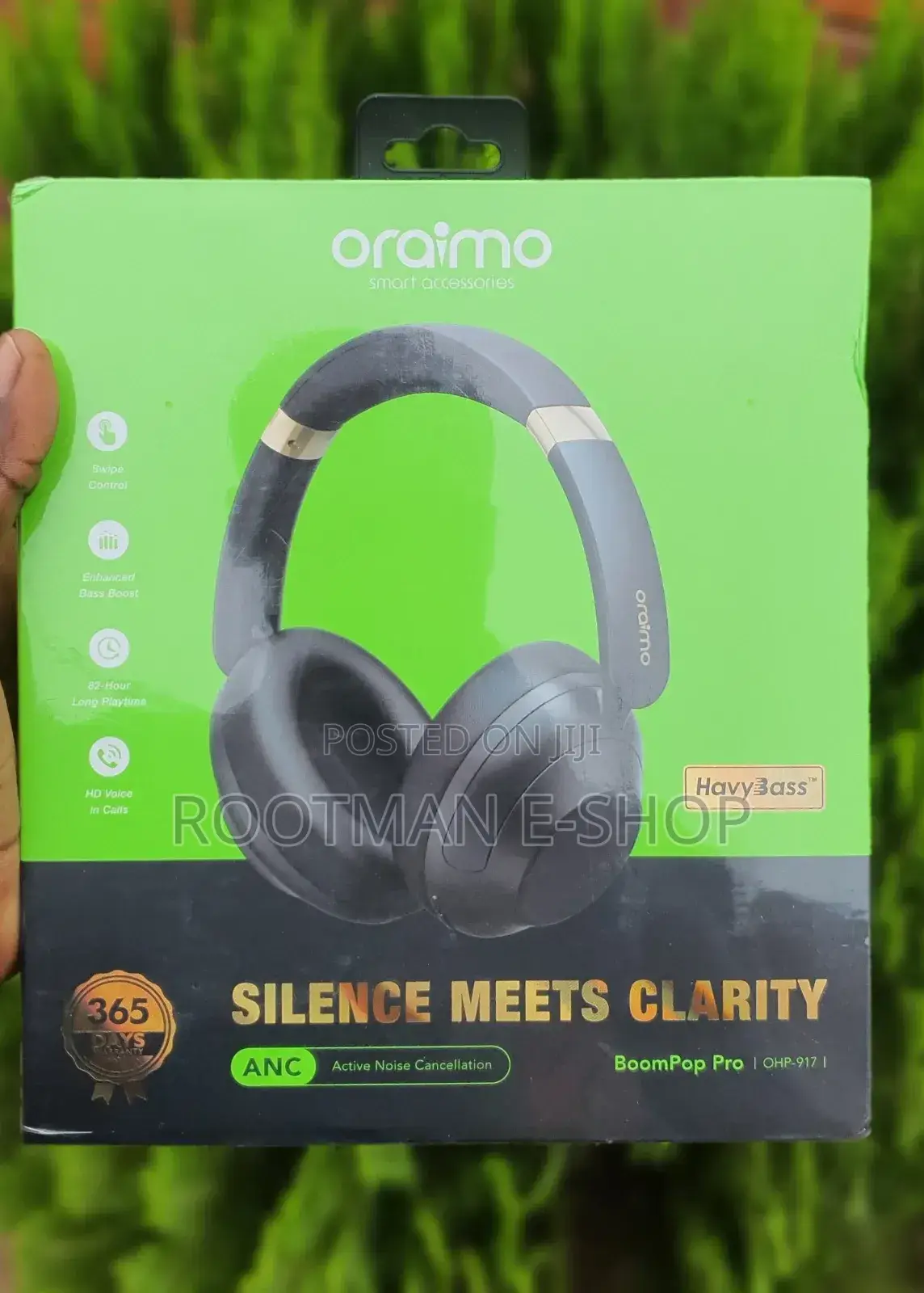 Boompop Pro Anc Headphones (Oraimo Original)