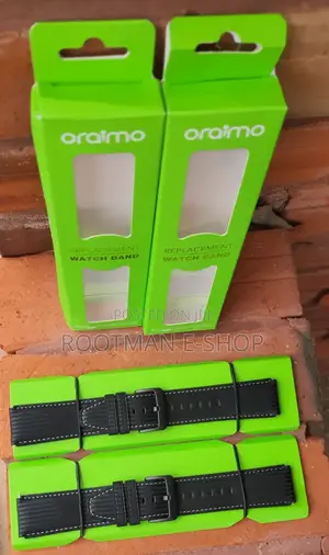 Oraimo Watch Strap Cow Leather Carbon Fiber Pattern Strap