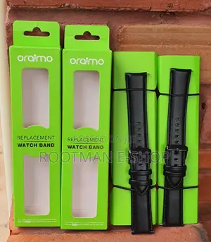 Original Leather Strap for Oraimo Watches (Black)