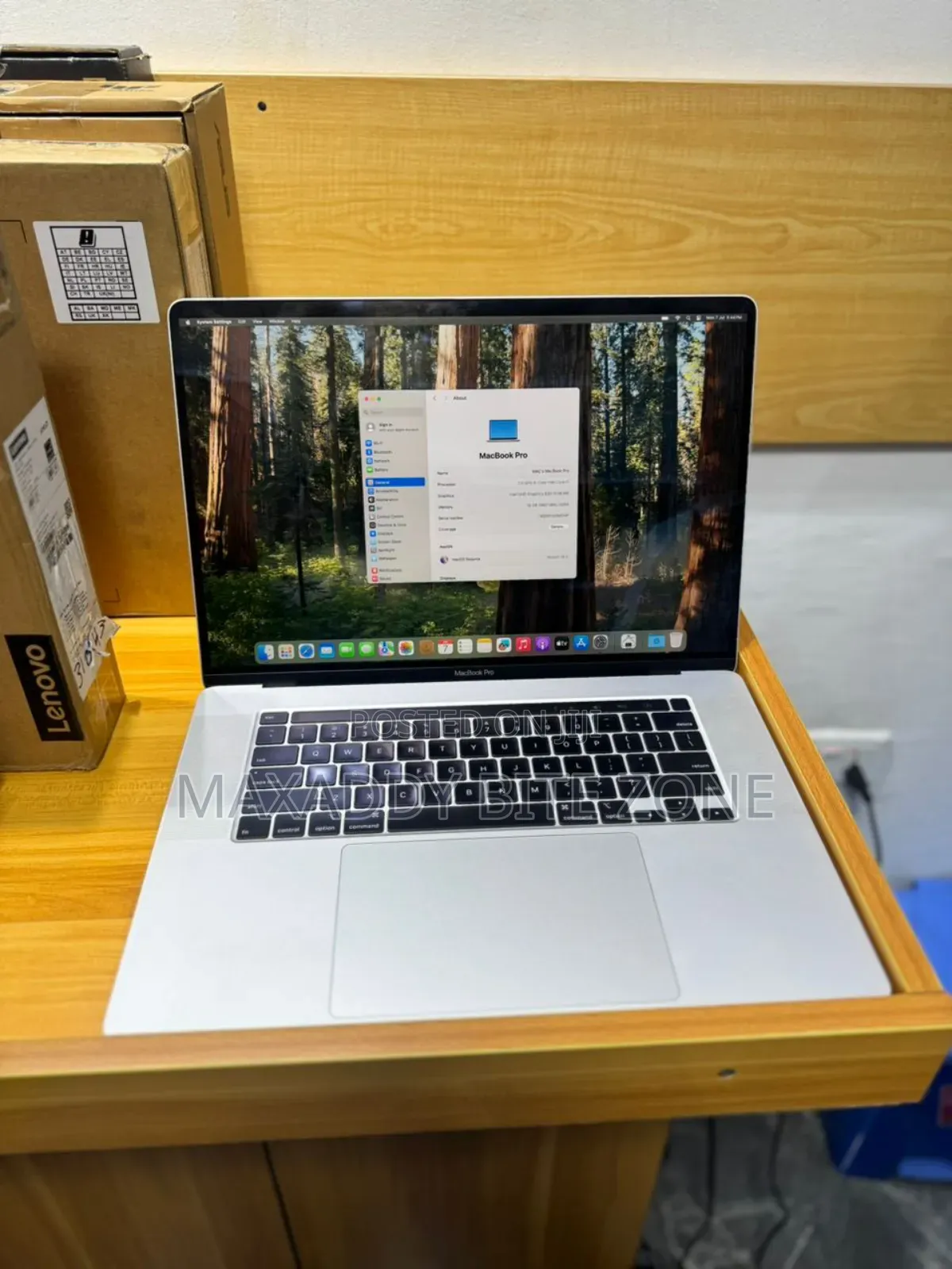 Laptop Apple MacBook Pro 2019 16GB Intel Core i7 SSD 512GB