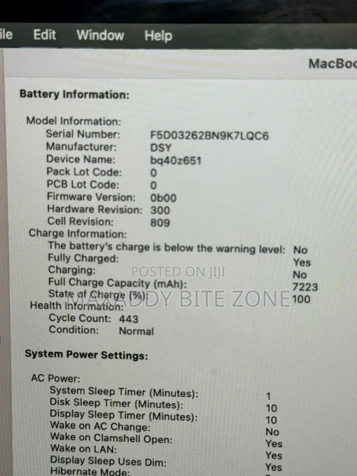 Laptop Apple MacBook Pro 2019 16GB Intel Core i7 SSD 512GB