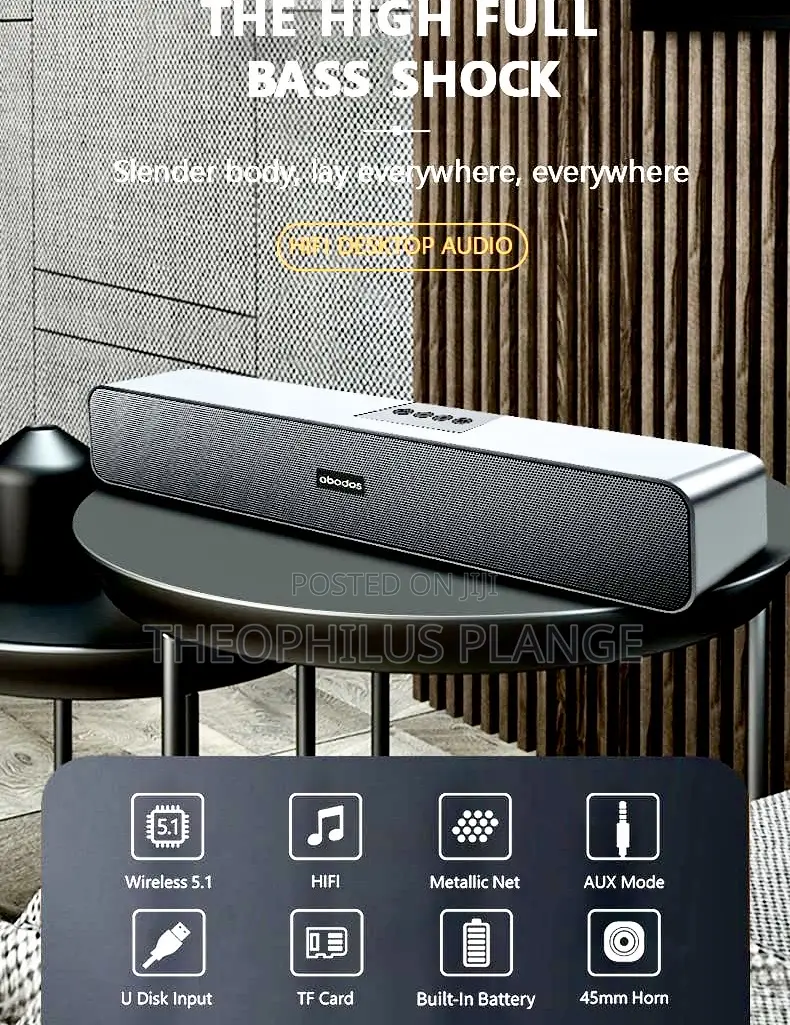 Abados Portable Bluetooth Sound Bar