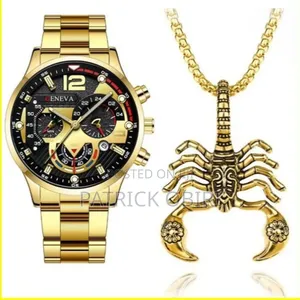 Golden Men Watch