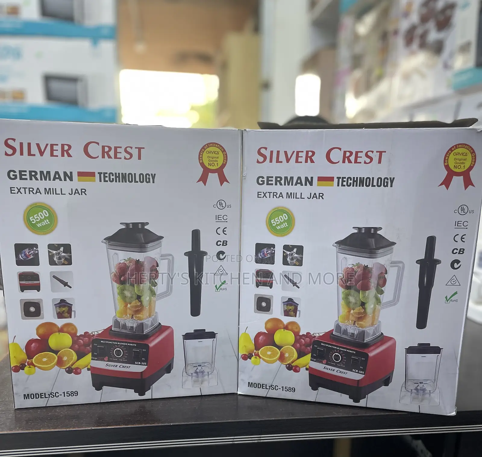Silver Crest Heavy Duty Affordable Blender 5500watts-2l