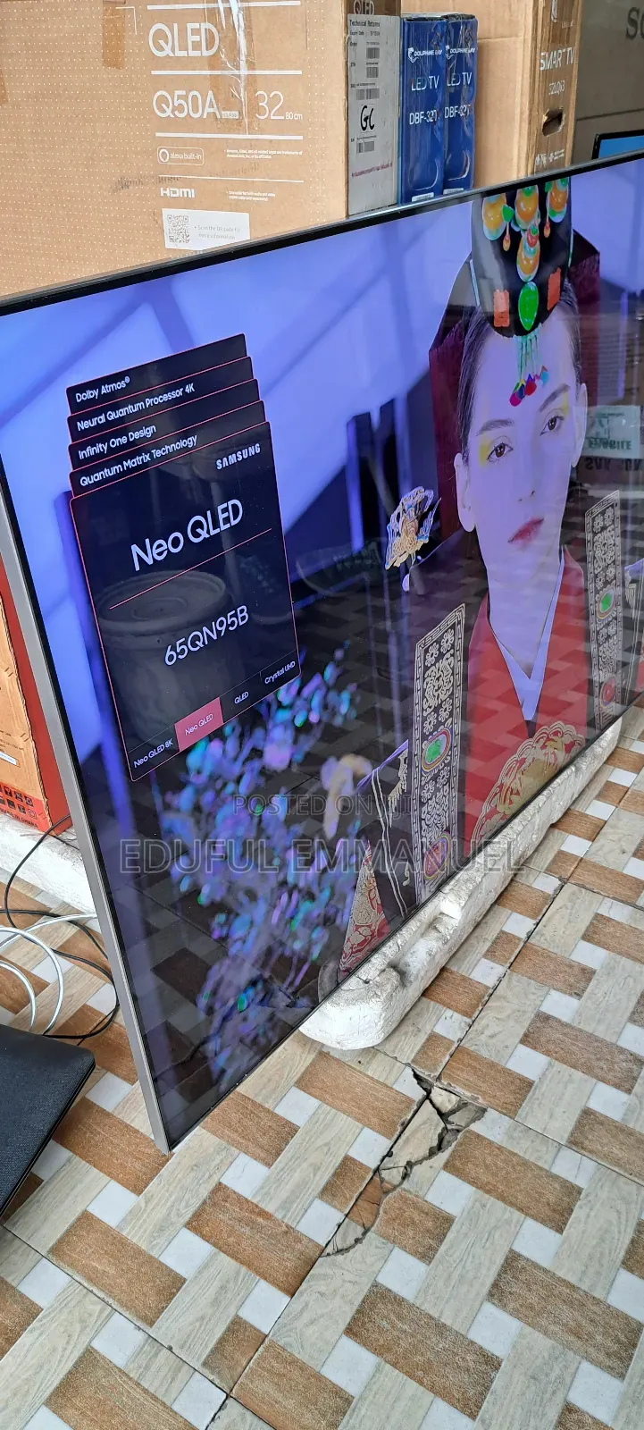 Samsung 65" Neo Qled Qn95b Quantum HDR Uhd Smart 