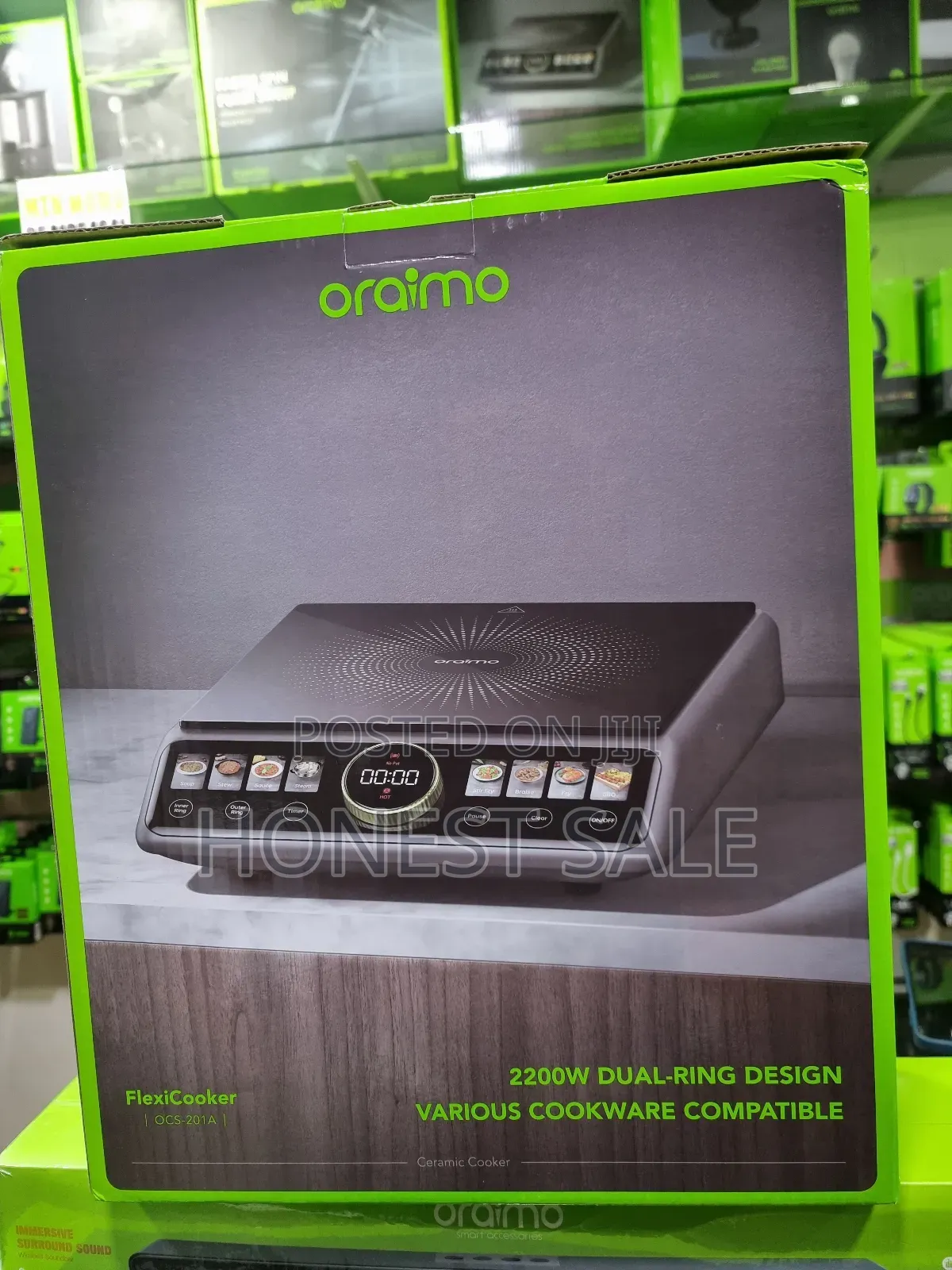 Oraimo Flexicooker 2200w Electric Ceramic Hot Plate