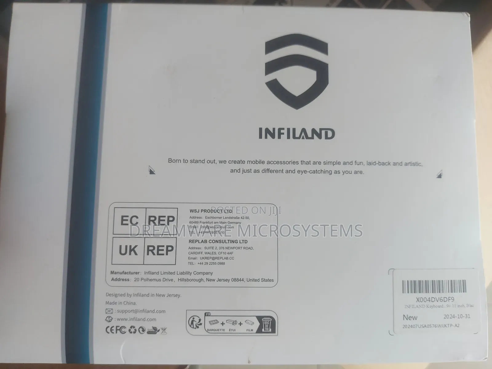 Infiland for Samsung Galaxy Tab A9 Plus 5g Case With Keyboard