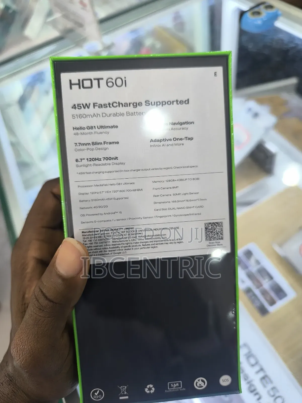New Infinix Hot 50i 128 GB