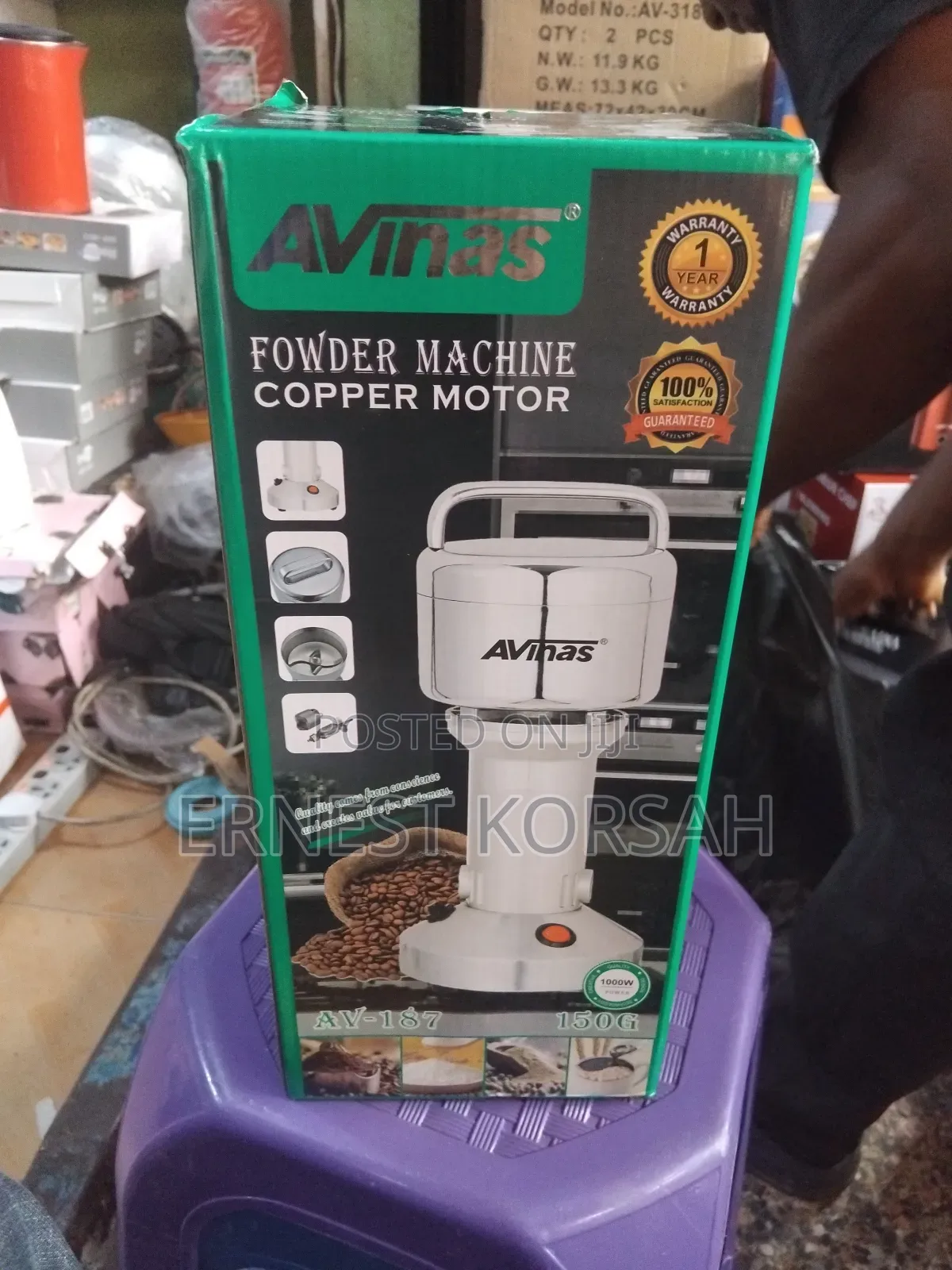 Avinas Heavy Duty Power Grinder Machine- Copper Motor