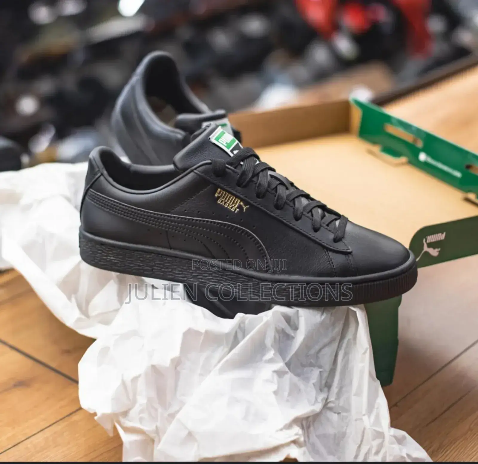 Puma Suede Pure Leather Black