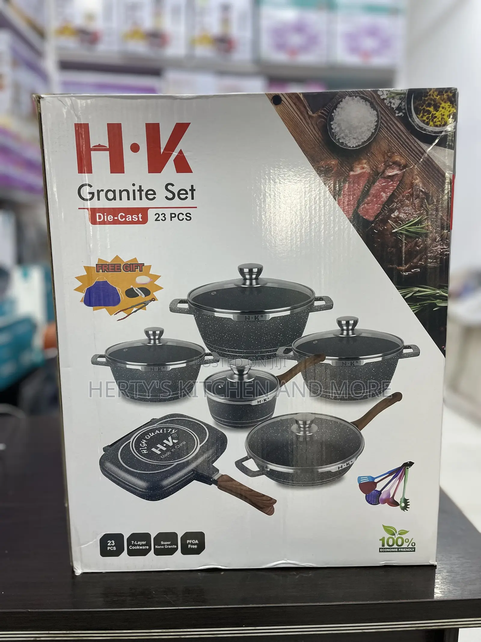 23pcs Nonstick Cookware Set