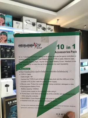 Gamefitz 10 in 1 Accessories Pack