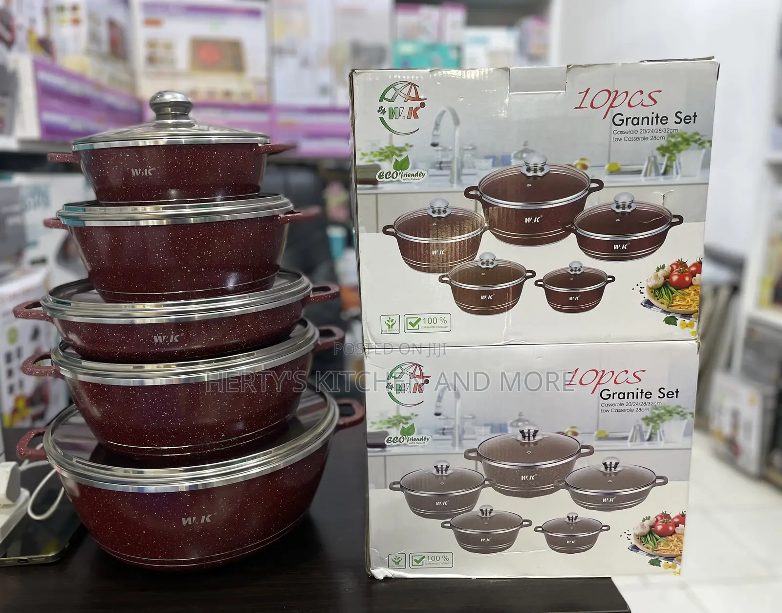 10pcs Nonstick Cookware Set