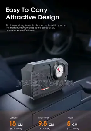 Carsun Mini Air Pump Tyre Inflator Portable Compressor Wired