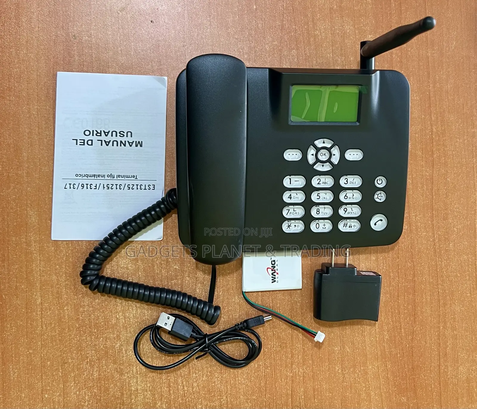 Huawei F316 Single Sim Rechargeable Desktop Phone With Fm