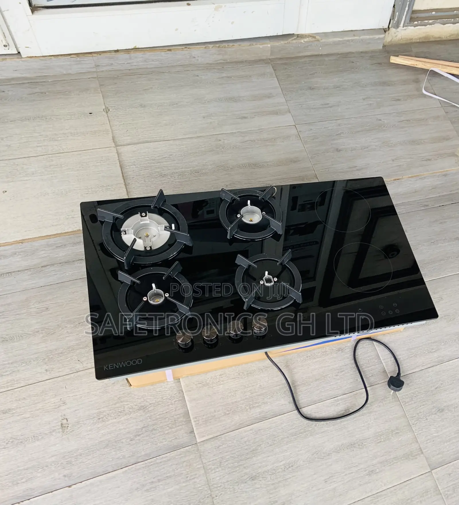 Check Out New 90cm Black Kenwood 2 Electric 4 Gas Cooker
