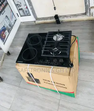 Photo - Shop Premium 2 Electric Kenwood 2 Gas 60cm Black Cooker