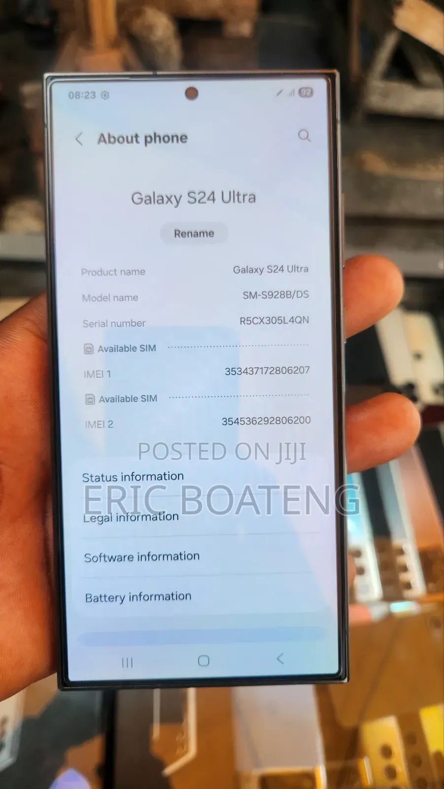 Samsung Galaxy S24 Ultra 256 GB Gray