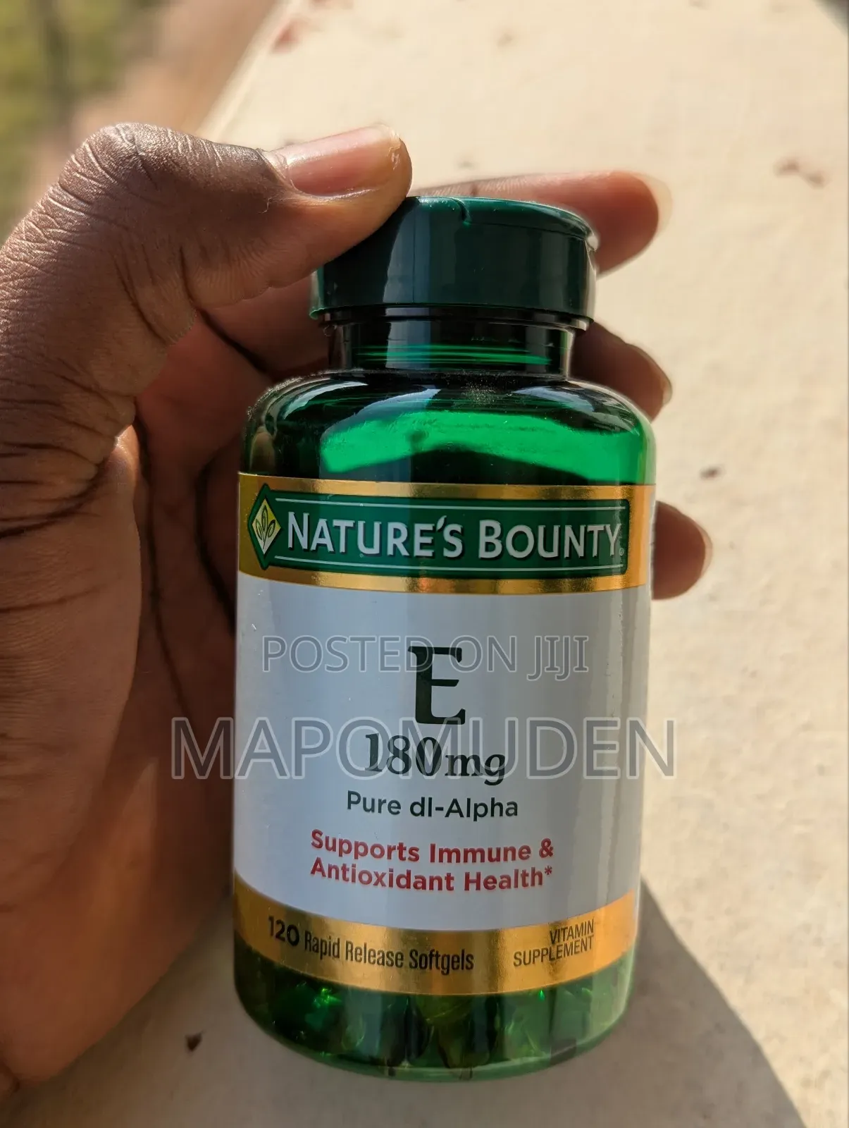 Nature's Bounty Vitamin E 120 Capsules