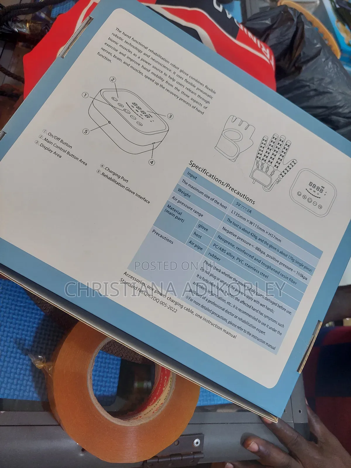 Stroke Therapy Machine for Rehabilitation.