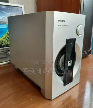 Powerful Active Bass Reflex Philips Dual Subwoofer Magnetic