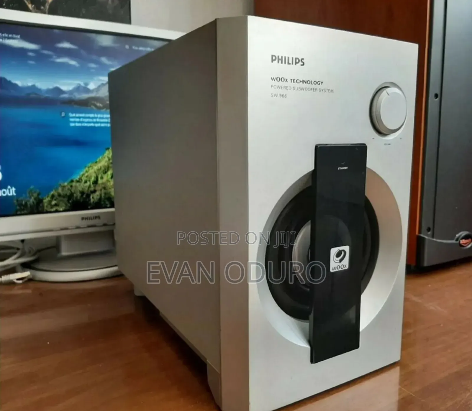 Powerful Active Bass Reflex Philips Dual Subwoofer Magnetic