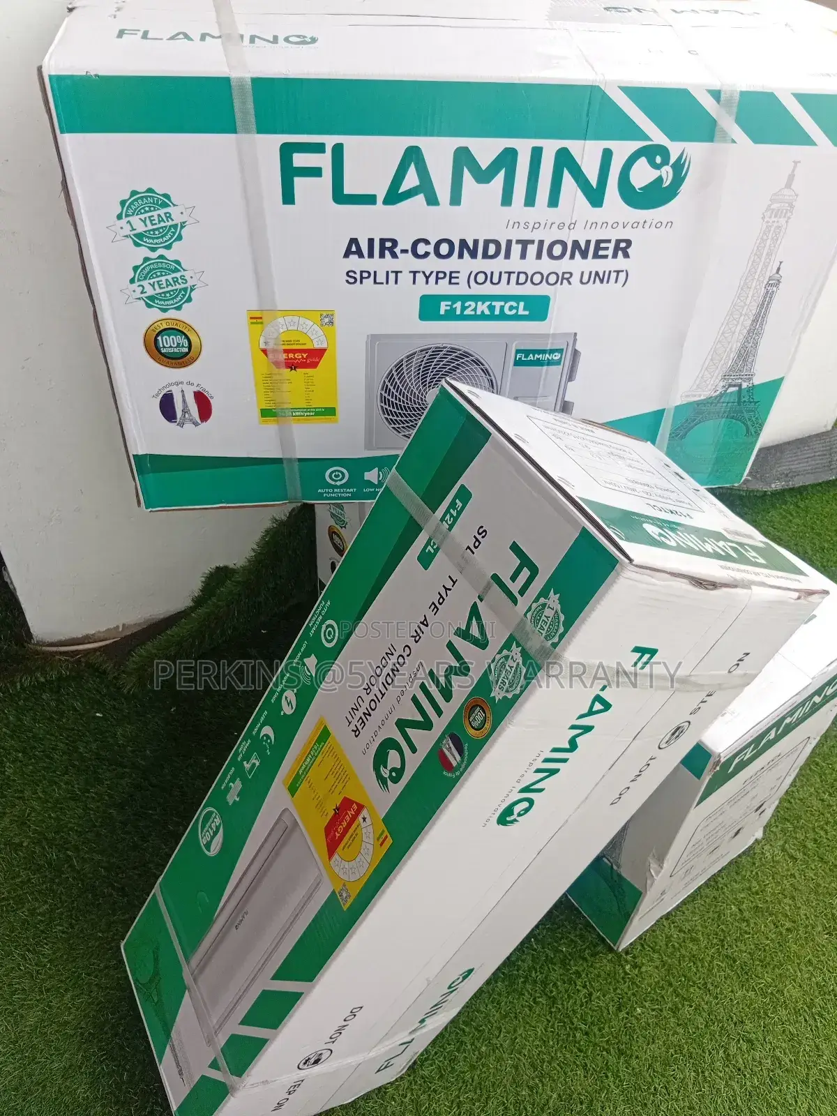 Merely 1.5hp Flamino Air Conditioner Split System Set
