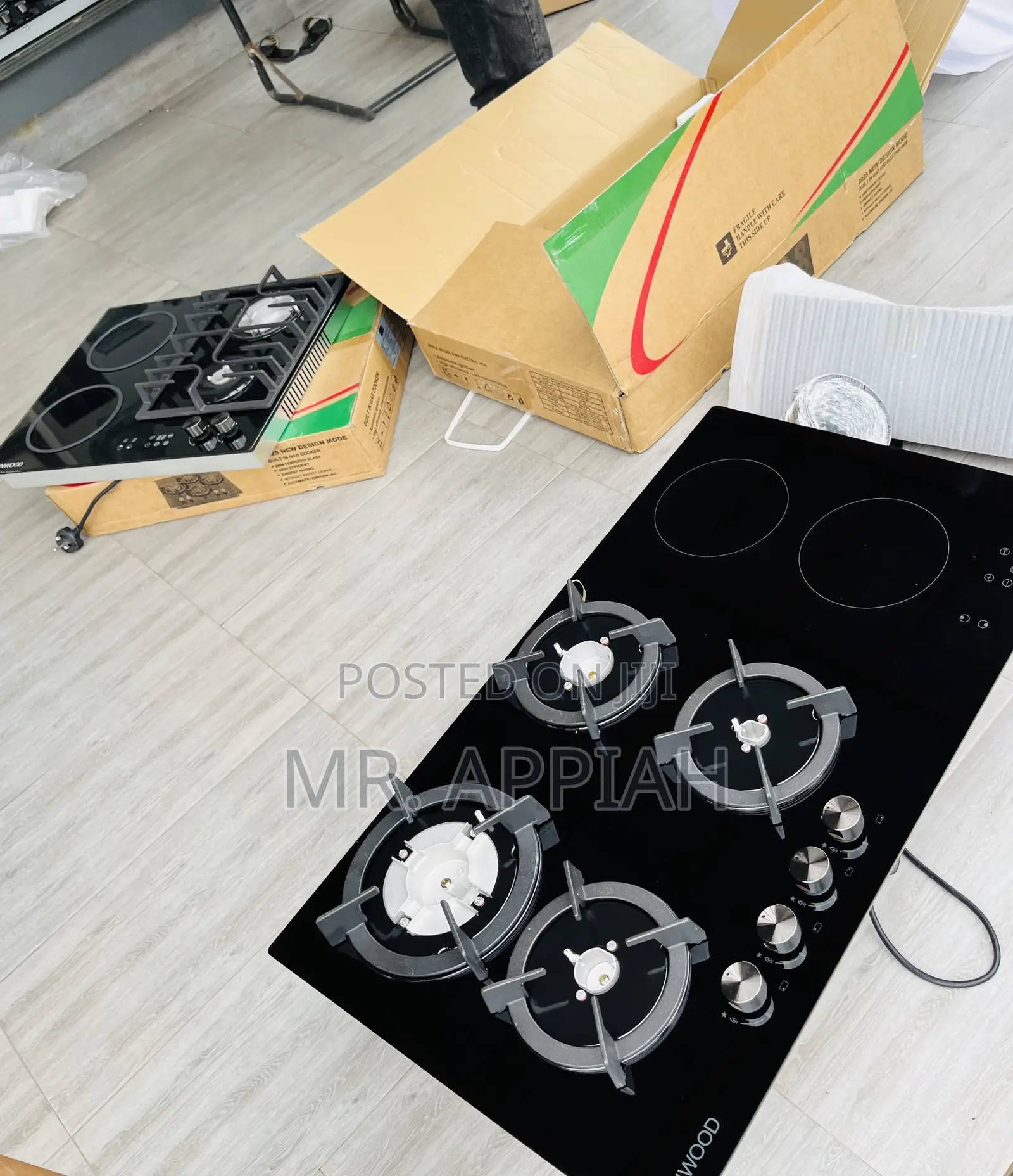 Get Premium Finest Kenwood 90cm 4 + 2 Glass Hob(Touch Nob)