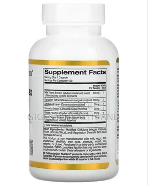 California Gold Silymarin Complex, Fatty Liver Health (2028expiry)