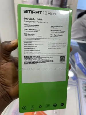 New Infinix Smart 10 Plus 128 GB Black