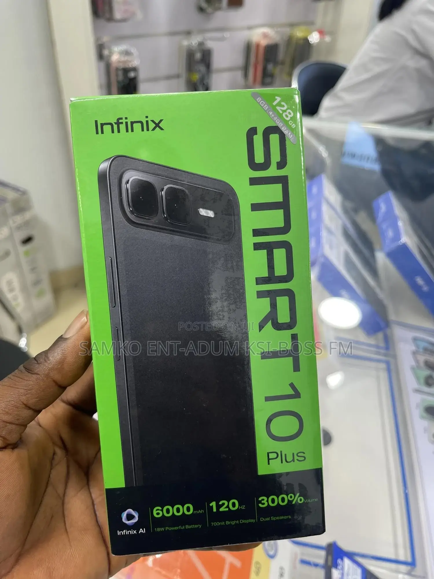 New Infinix Smart 10 Plus 128 GB Black