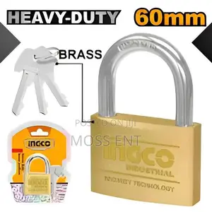 Heavy Duty Brass Padlock 60mm - Dbpl0602