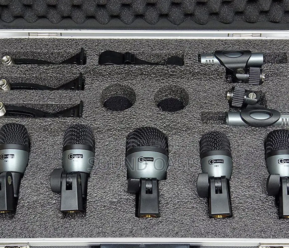 Carlsbro Dm7p Drum Microphone Set in Case