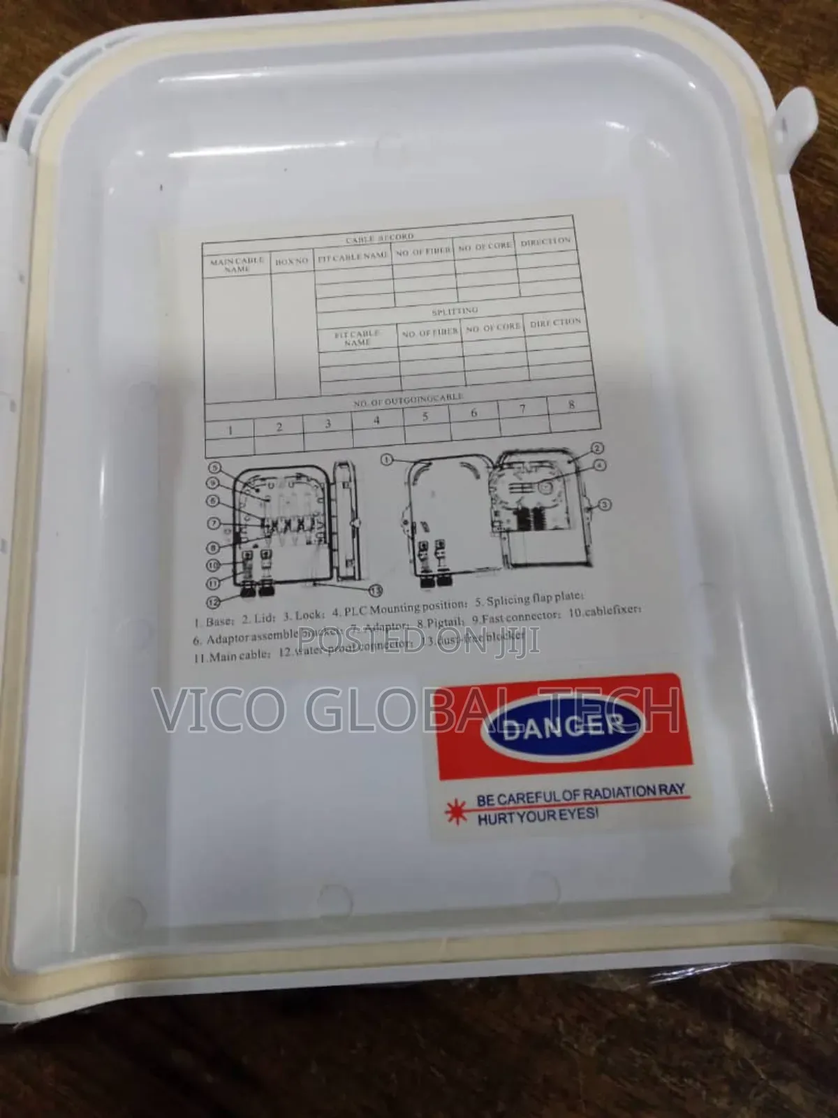 Odf 8port Optical Distribution Frame