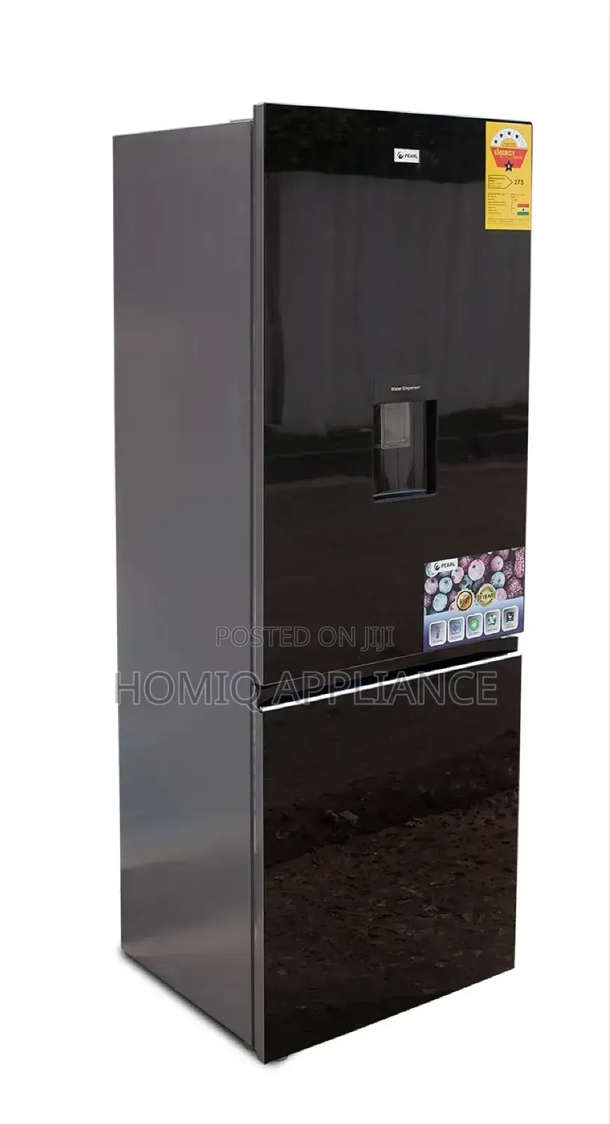 New Pearl 309ltr Double Door Fridge With Dispenser Pf-400bg
