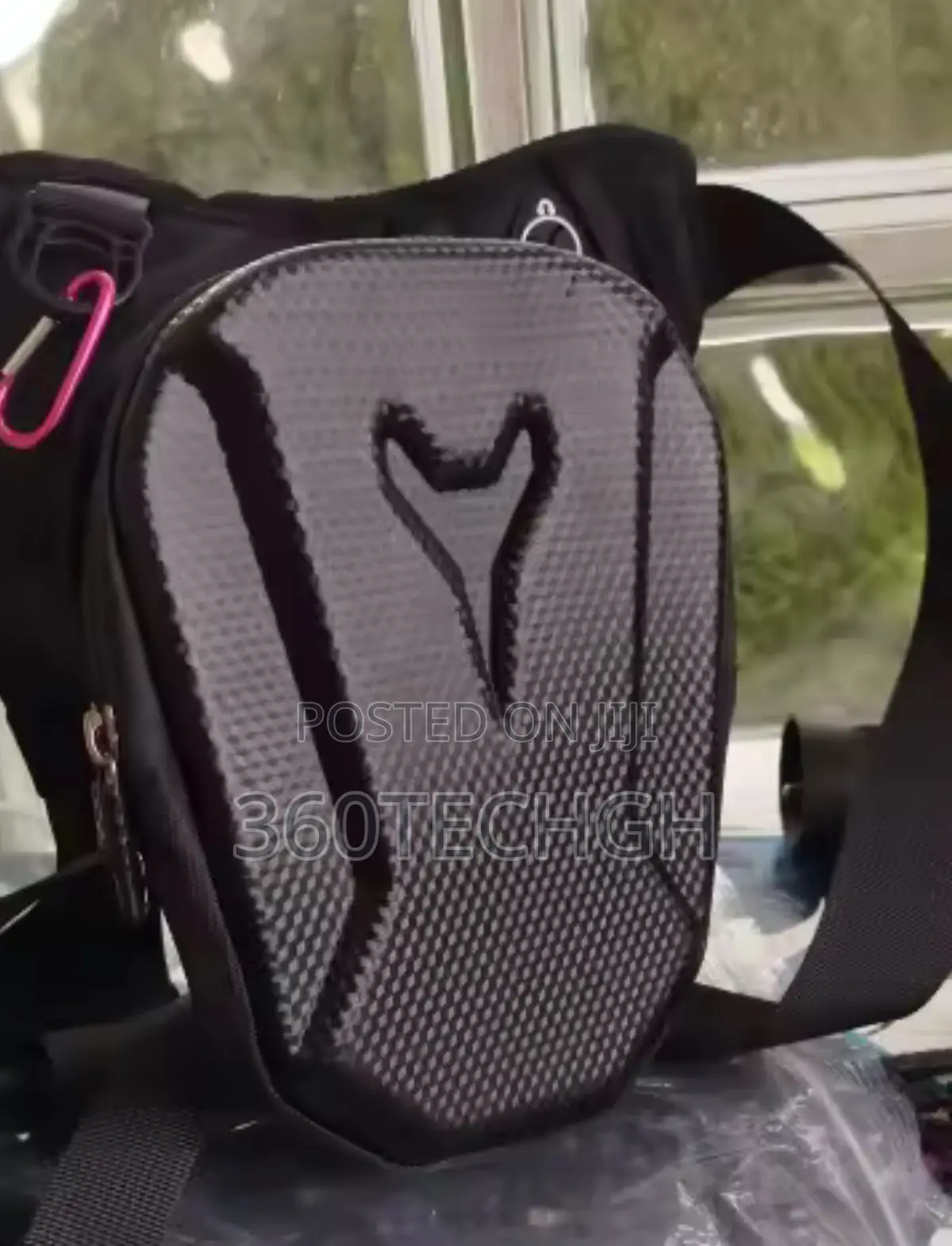 Motorcycle Side Leg Strap Shoulder Carrying Bag Men Women