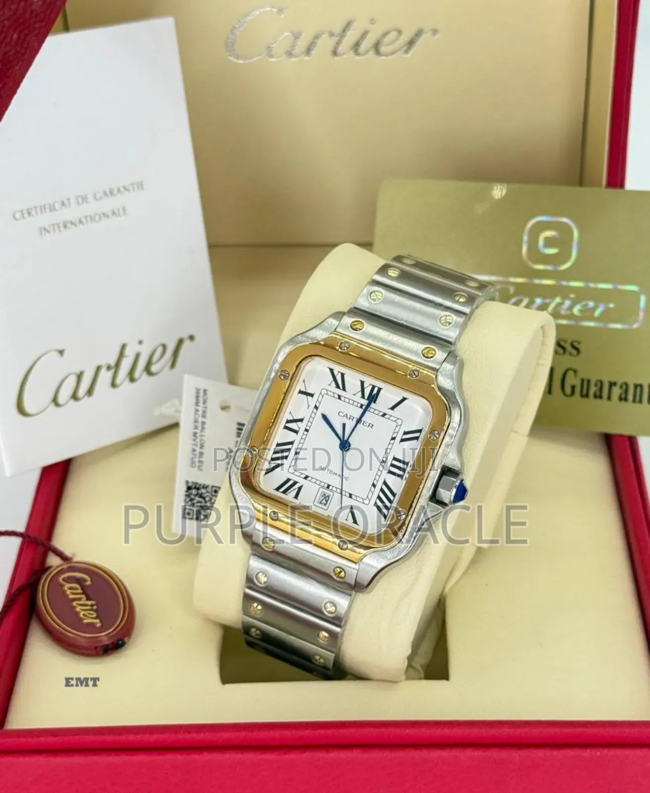 Cartier Santos Watch in Box