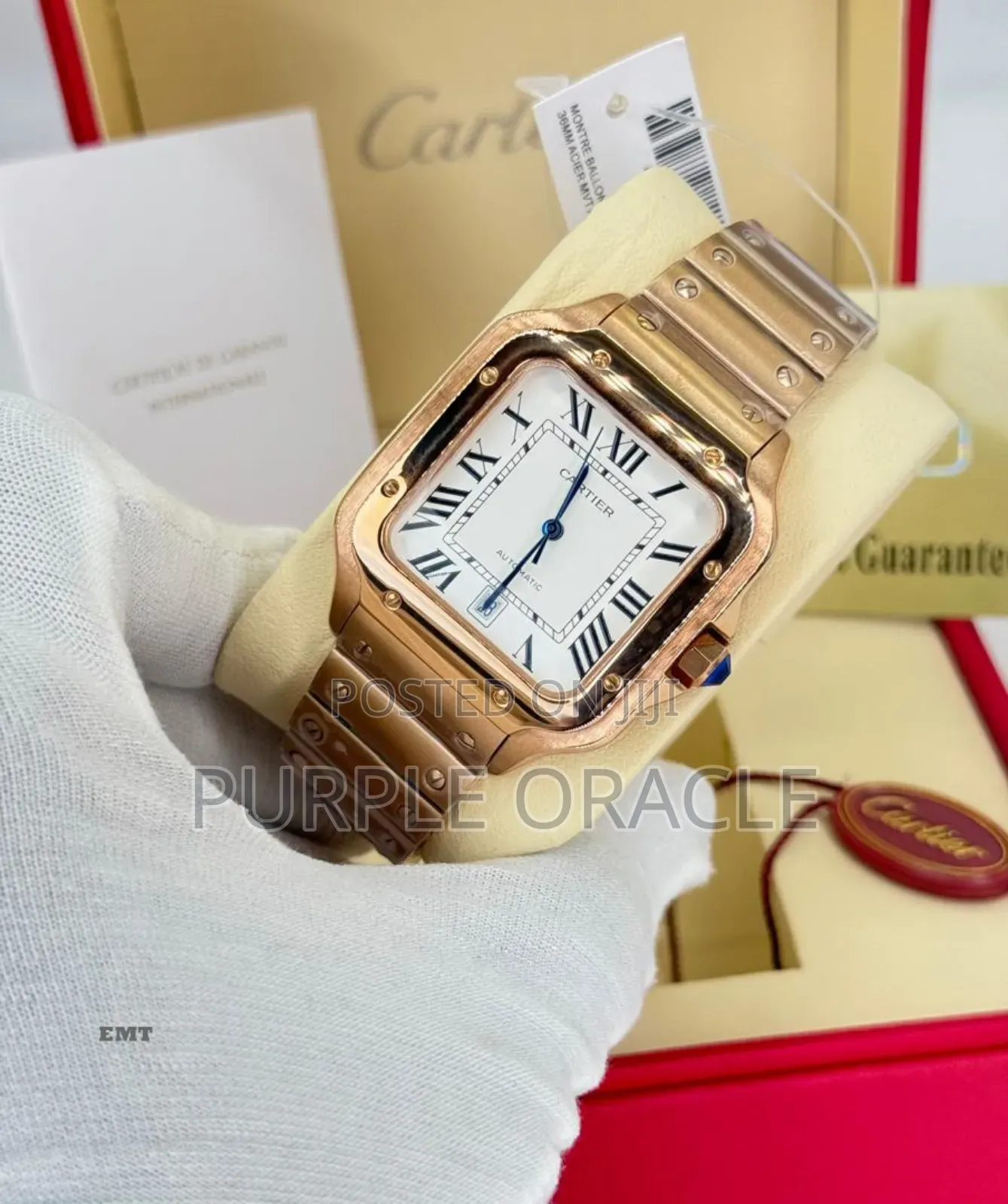 Cartier Santos Watch in Box
