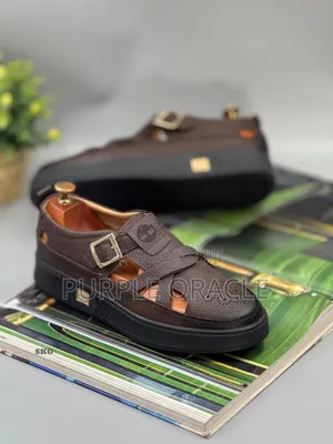 Photo - Luxury Leather Cut-Out Buckle Shoes.