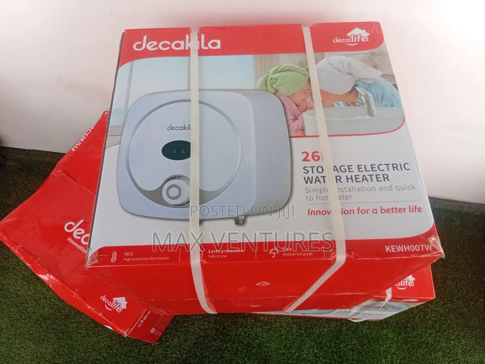 Quality 26l Decakila Storage Electric Water Heater System