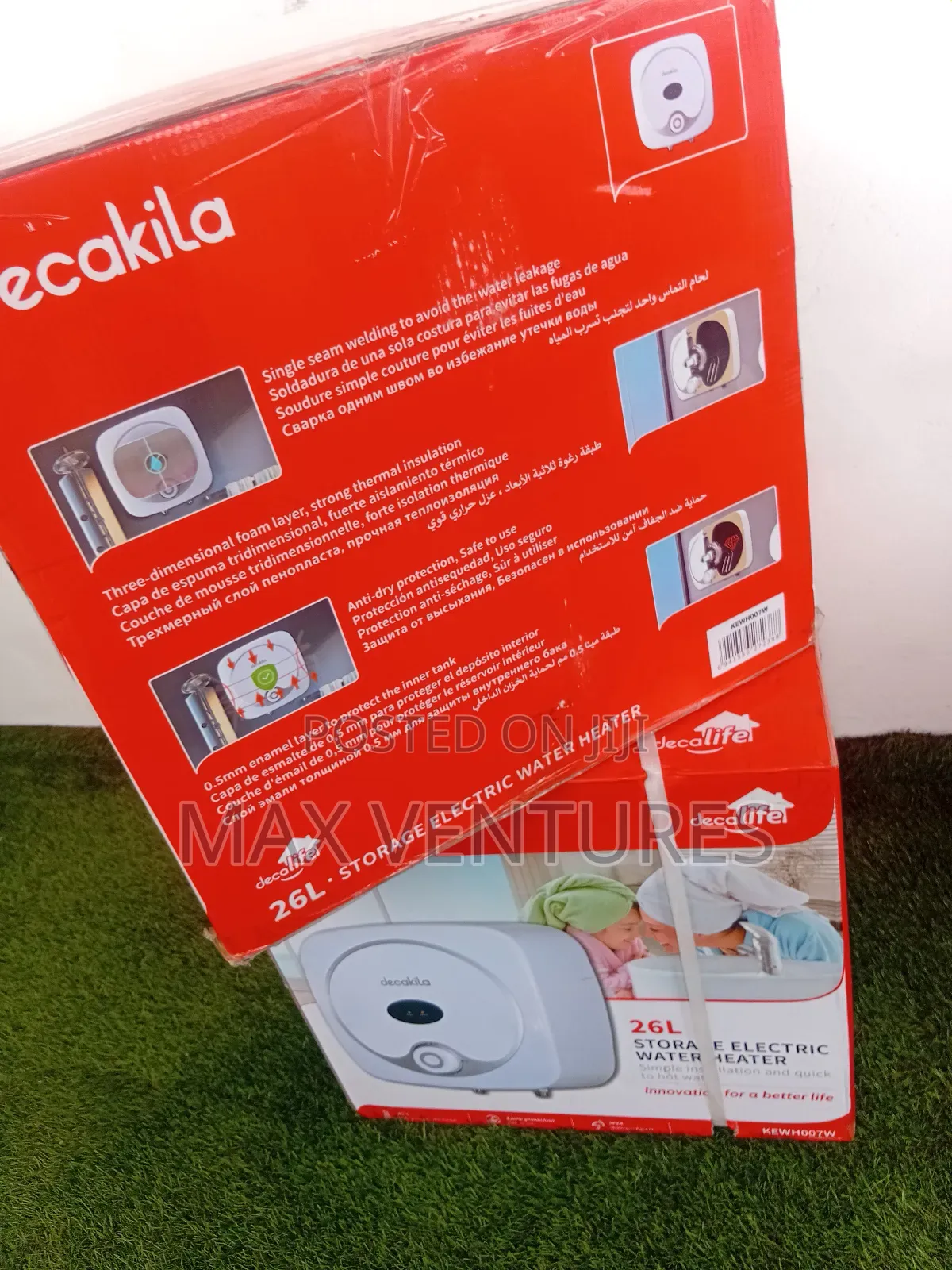 Easy to Use Decakila 26l Electric Water Heater System